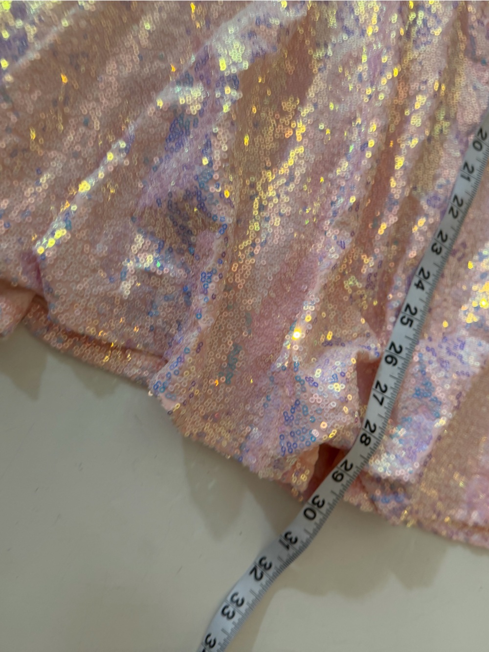 BlackMilk Sparkle Sparkle Blush Iridescent Sequin Skater Dress S *FLAWS/READ* - Picture 14 of 16